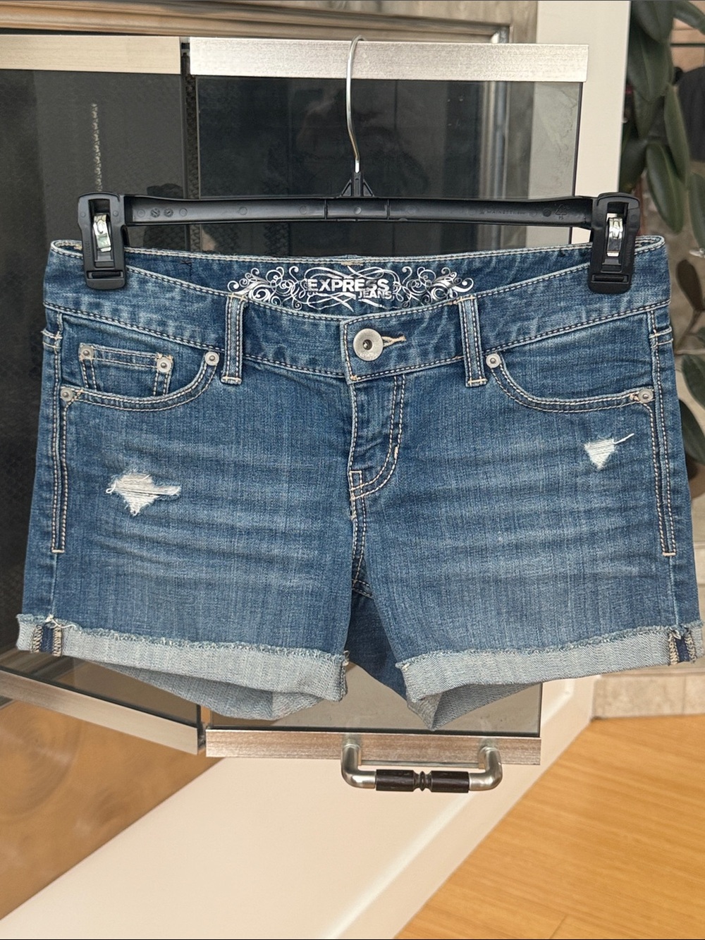 Express Denim Shorts